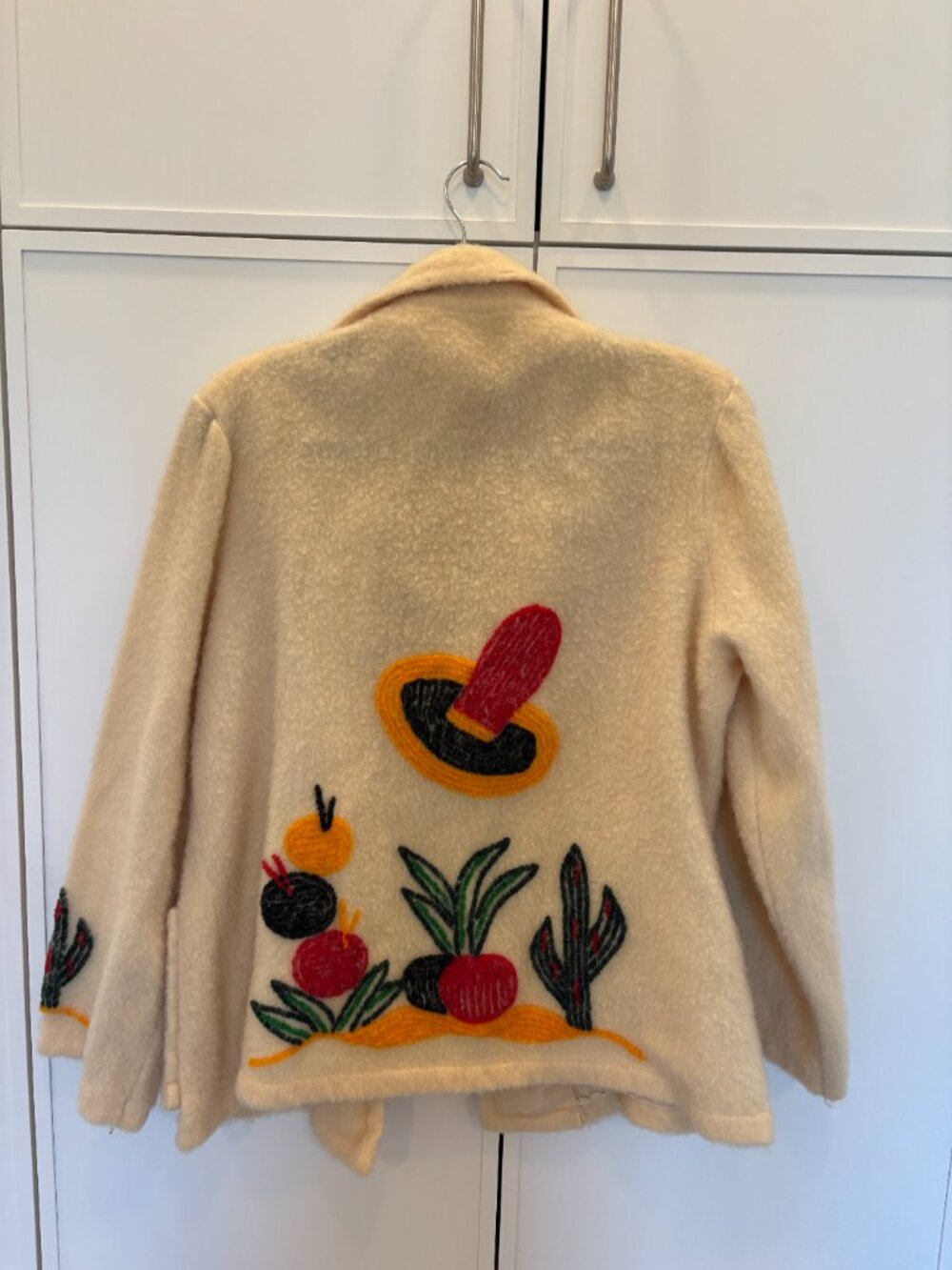 Vintage 1940s Mexican Embroidered Souvenir Jacket